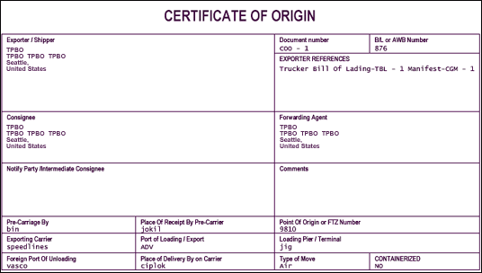 Certificate of Origin part1