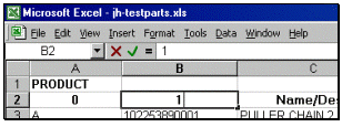 Fill in Field ID and database values for the column